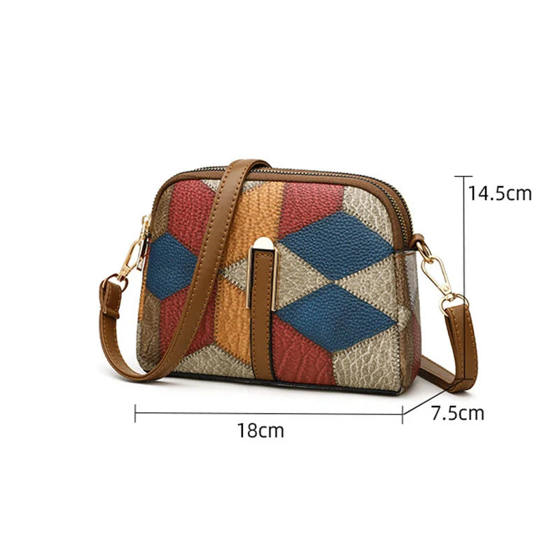 Yogodlns New Luxury Handbag Women Stitching Wild Messenger Bags Designer Brand Plaid Shoulder Bag Female Ladies Totes