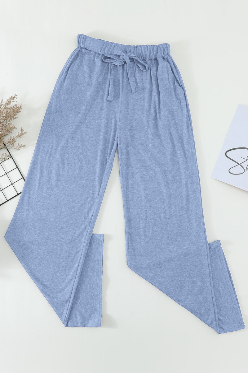 Blue Drawstring Lounge Pants