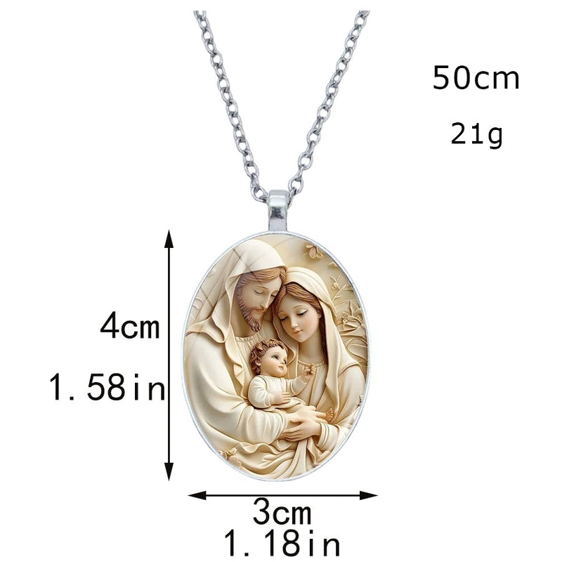 1pc Retro Virgin Mary Alloy Keychain - Religious Time Gem Pendant Suitable for Car Keys and Backpack Pendant Gift