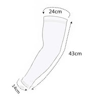 2023 Summer New Sunscreen Ice Silk Sleeve UV Sun Protection Cooling Anti-Slip Arm Sleeves Men Women Outdoor Sport Cycling Sleeve