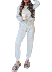 Blank Apparel - Long Sleeve Pullover and Jogger Pants Lounge Set