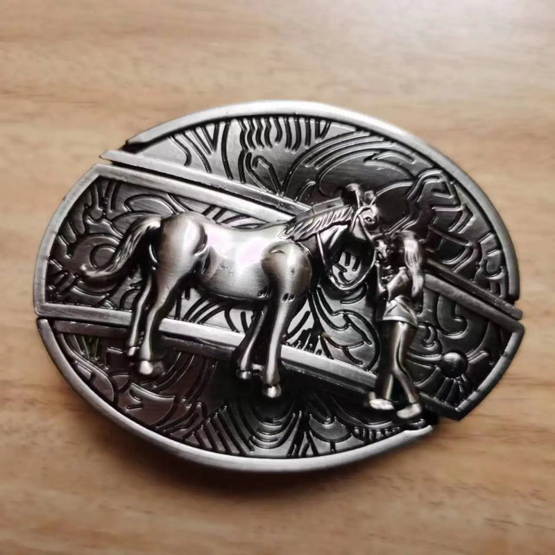 Fashionable and popular retro multi-functional animal belt buckle clothing accessories