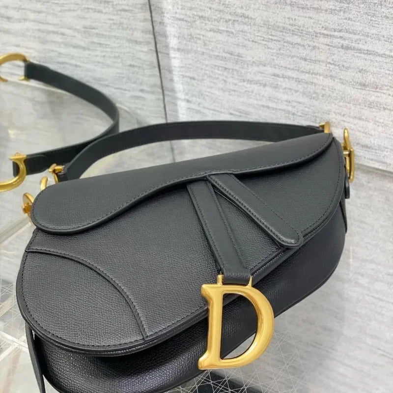 Saddle Bag Letter Pandant Female Cross body Shoulder Bags Fashion Luxury Famous Designer Brand Handbag