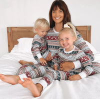 2024 Family Christmas Matching Pajamas Set Xmas Adult Kids Mother And Daughter Father Son Sleepwear Baby Family Look Outfits