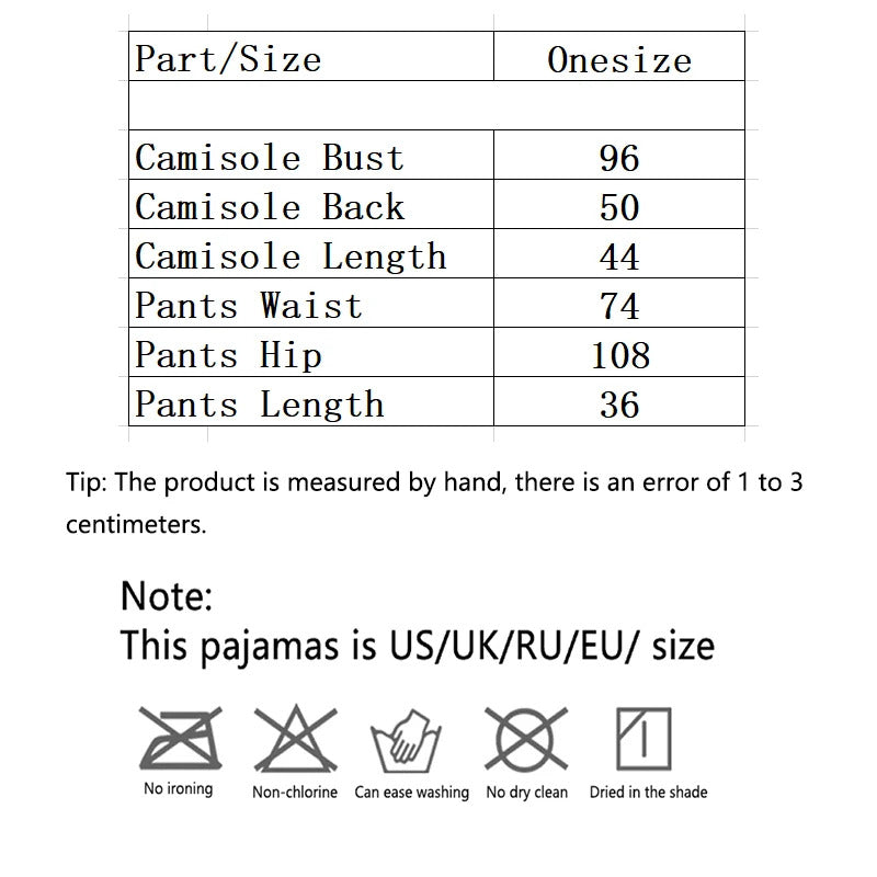 Two Piece Set Ladies Summer Ice Silk Camisole Shorts Pajamas Women's Fashion Soft Sexy Cute Floral Elastic Suspenders Homewear