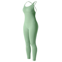 Solid Sexy Jumpsuits Women Summer Sleeveless Rompers Bodysuit Backless Casual Bodycon Playsuits Sports Fashion Streetwear Ladies