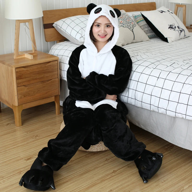 Kigurumi Unicorn Onesies Cartoon Pajamas For Adults Women Men Animal Pyjamas Homewear Halloween Christmas Cosplay Party Costume