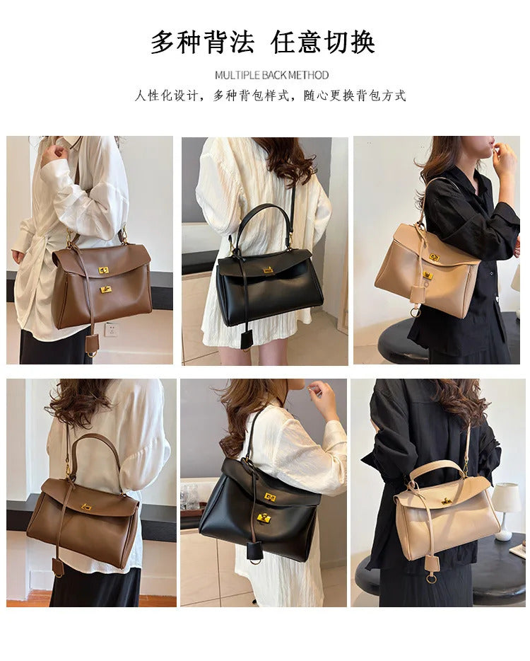 New Crossbody Bags French Style Women's Retro Trend Advanced Axillary Bag Retro Fashion Leisure Versatile Commuter Shoulder Bags