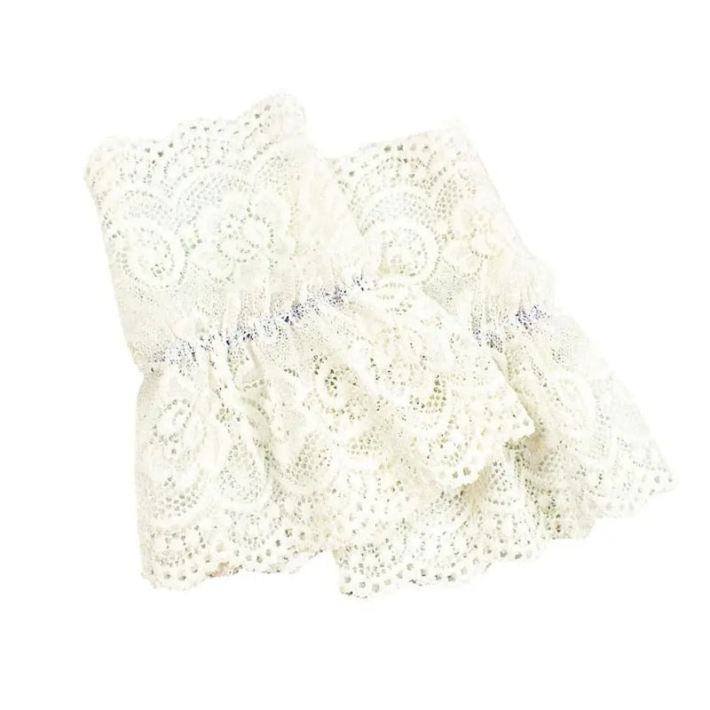 Detachable Sleeve Cuffs Lace Cuffs Ruffles Elbow Sleeve Sweater Decorative Sun Protection Sleeve Spring Autumn Universal