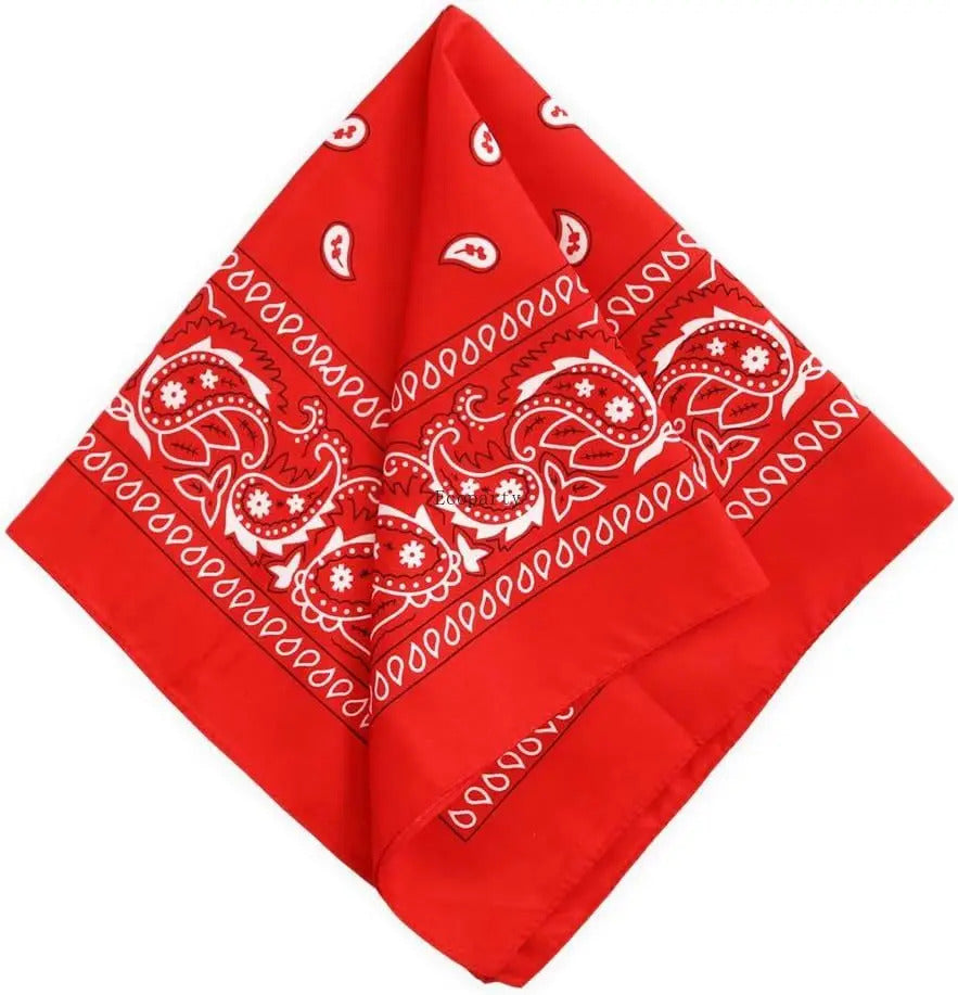 Tough Headwear Large Bandana Headband - Handkerchief Bandanas for Men & Women - Paisley Bandana Pack - Cowboy Scarf COSTUME