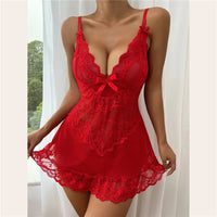 Women Sexy Exotic Erotic Costume Underwear Lace Doll Dress Erotic Underwear Open Bra Mesh Transparent Pajamas Sexy Clothing