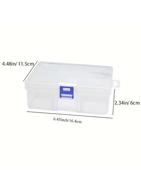 Transparent Plastic Storage Boxes For Jewelry Hardware Accessories Small Items DIY Crafts Cosmetics