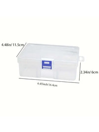 Transparent Plastic Storage Boxes For Jewelry Hardware Accessories Small Items DIY Crafts Cosmetics