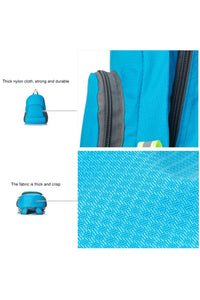 Light Blue Waterproof Ultra Light Foldable Backpack