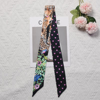 Horse Printing Bag Scarf 2024 New Small Skinny Silk Scarf Women Luxury Brand Foulard Women Tie Fashion Head Scarves For Ladies