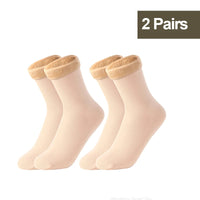 1/2/3/5/10Pairs Thermal Socks Women Winter Warm Thicken Fleece Short Socks Cashmere Wool Socks Snow Velvet Boots Home Floor Wear