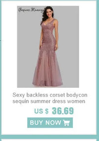 Sexy prom bridesmaid dresses for women elegant mesh birthday evening party dress woman backless maxi sequin summer dress vestido