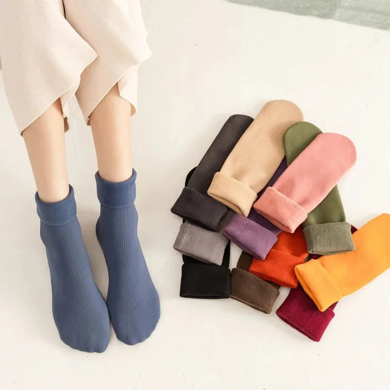 10 Pairs Fuzzy Print Socks Cute & Lightweight Invisible Socks Women's Stockings & Hosiery