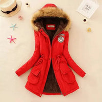 2023 New Autumn Winter Women Cotton Jacket Padded Casual Slim Coat Emboridery Hooded Parkas Wadded Warm Overcoat Fashion Parkas