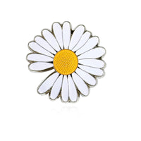 Fashion Lapel Pins Cute Daisy Brooch Clothes Backpack Pins For Women Girls Boys Gifts