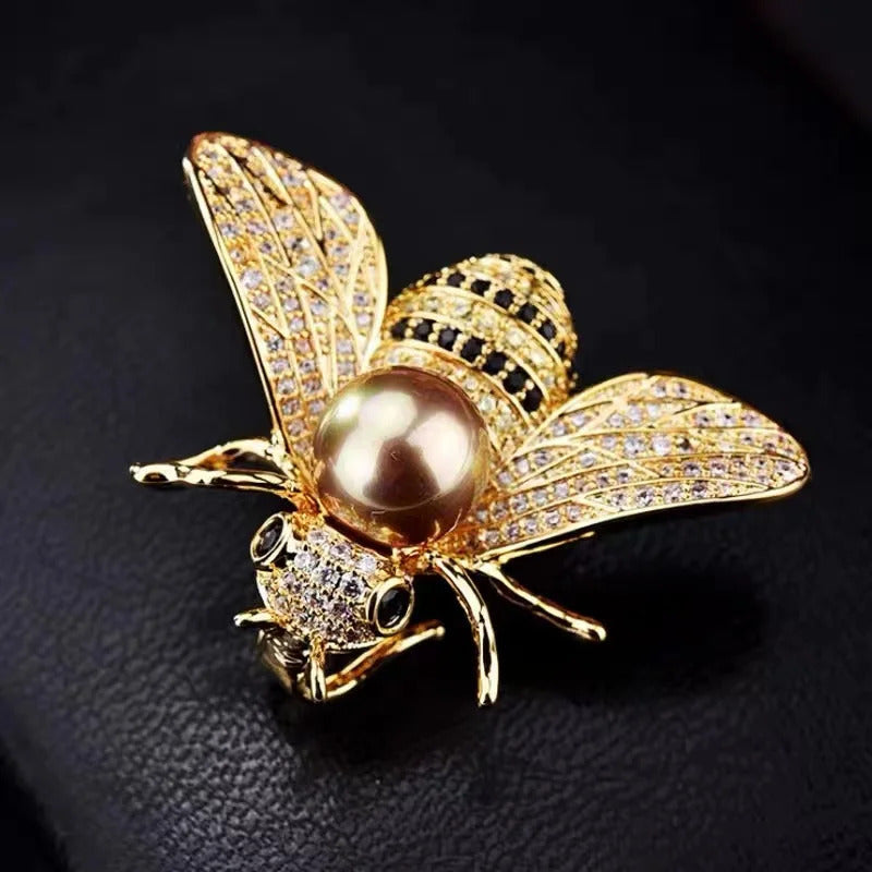 1PC Vintage Temperament Green Jasmine Brooch For Women Crystal Flower Buckle Brooch Dress Clothes Suit Scarf Clip Jewelry Gift