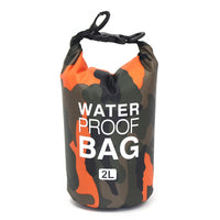 2/5/10/15/30L Outdoor Camouflage Waterproof Dry Bags Portable Rafting Diving Dry Bag Sack PVC Swimming Bags for River Trekking