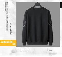 Men's 2024 Sweatshirt Set Round Neck Spring Autumn Casual Sports Two-Piece Loose Fit Comfortable Streetwear Fashion