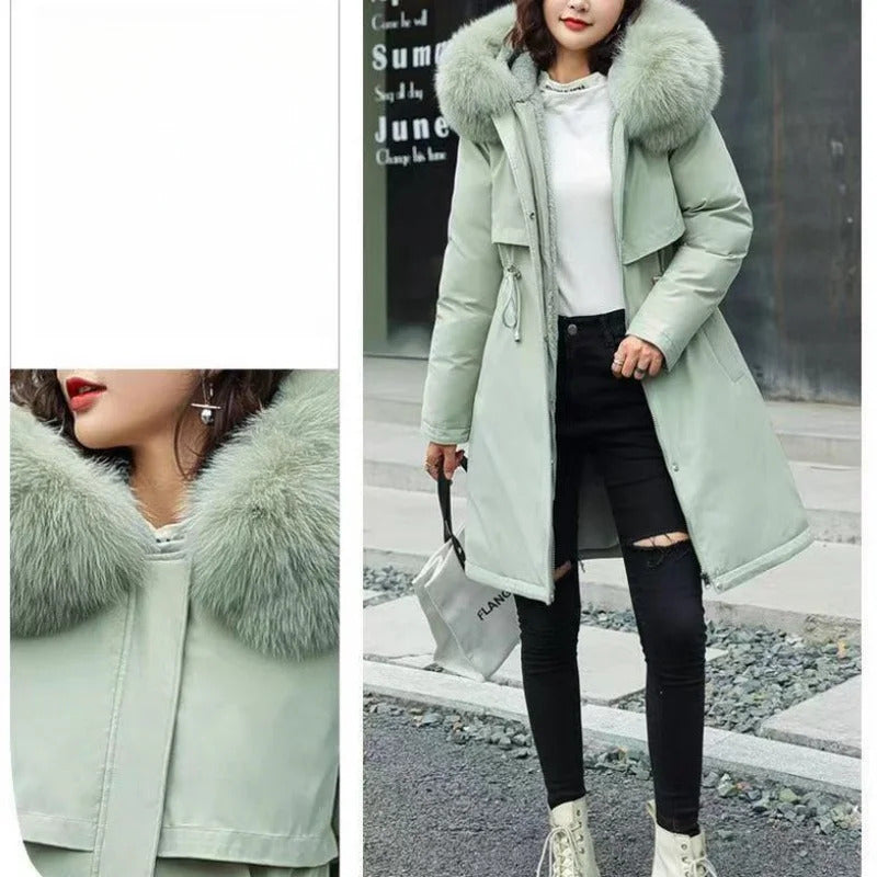 Plus Size Women's Winter Jacket Hoodie Padded Jacket Casual Windbreaker Office Lady's Matching New In Coats & Jackets Outerwear