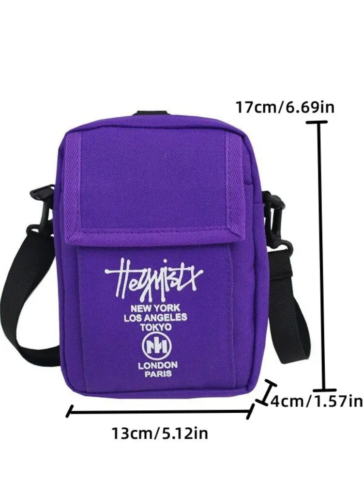 STUY Street Hip Hop Shoulder Slung Mobile Phone For Teenagers Japanese Classic Small Bag Magazine