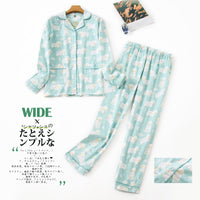 Women's Pajamas Plus Size S-XXXL Clothes Ladies Flannel Cotton Home Wear Suit Autumn Winter Pajamas Plaid Print Sleep Tops