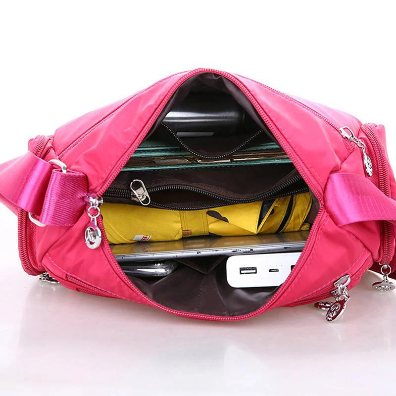 Casual Women Shoulder Messenger Bag Oxford Waterproof Zipper Handbags Package Female Large Capacity Travel Crossbody Bag