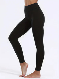 Plush Lined Thermal Pants High Waist Tights For Winter Fleece Leggings