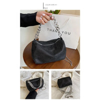 2024 New Bags Popular Korean Version Handbags Fashion Trend Bright Diamond Messenger Niche