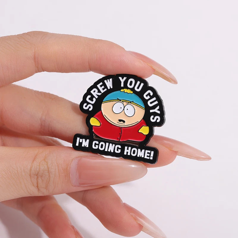 Cartoon Animated Character Enamel Pins Custom Cute Metal Brooches Lapel Badges Cartoon Funny Jewelry Gift for Kids Friends