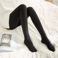 Thick Thermal Tights Stockings Women Warm Pantyhose Winter Translucent Pantyhose High Waist Translucent Tights