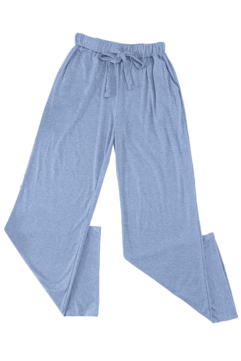 Blue Drawstring Lounge Pants