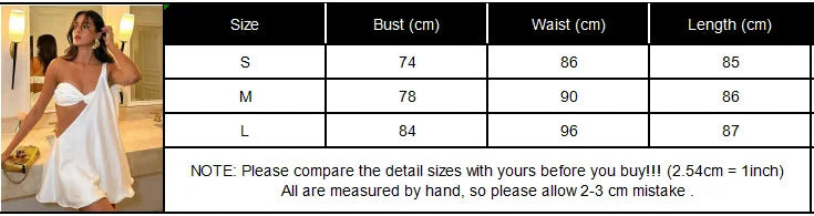 Sexy One Shoulder Lace Up Mini Dress Women Summer White Sleeveless Hollow Out Bra Dresses 2024 Pleated Shawl Beach Vestido Robes