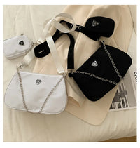 New Simple Small Crossbody Female Armpit Bags Solid Color Shoulder Bags Casual Bags Slanting Women's Bags Mother's Bags