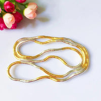 5mm 90cm Iron Flexible Twisted Jewelry Bendable Snake Necklace 12 Colors Available