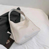 Fashionable and Minimalist Retro Shoulder Bag, Handbag, Casual Commuting Trend, Large Capacity Tote Bag-ll