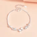 Fine 925 Sterling Silver Lucky Beads Bracelets For Women Luxury Designer Multilayer Adjustable Bracelet Party Wedding Jewelery