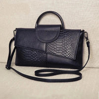 PU Synthetic Leather Women's Shoulder Crossbody Bag Fashion Casual Dinner Wedding Alligator Pattern Flap Handbag and Purse