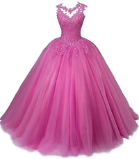 Customized Ball Gown Quinceanera Dresses Applique Sequins Women Prom Evening Party Gowns Birthday Princess Graduation Vestido