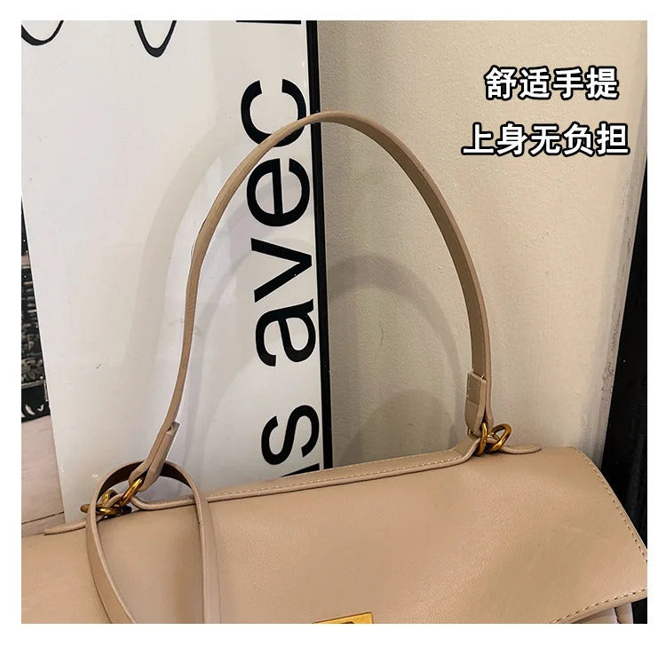 New Crossbody Bags French Style Women's Retro Trend Advanced Axillary Bag Retro Fashion Leisure Versatile Commuter Shoulder Bags