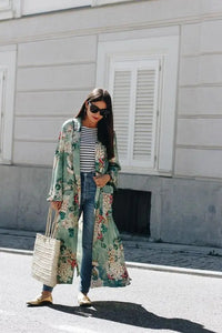 2020 Bohemian Printed Summer Beach Wear Clothes Long Kimono Cardigan Plus Size Cotton Tunic Women Tops and Blouse Shirts A147