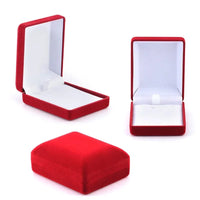 Velvet Necklace Box Pendant Box Jewelry Organizer Gift Packaging Box Jewelry Storage Container For Trinket