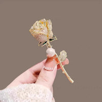 1PC Vintage Temperament Green Jasmine Brooch For Women Crystal Flower Buckle Brooch Dress Clothes Suit Scarf Clip Jewelry Gift