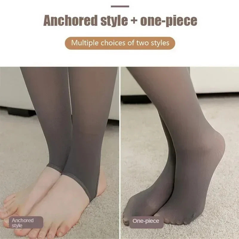 Thermal Pantyhose, Faux Translucent Tights for Women, Soft and Warm, Suitable for Cold Weather Sexy Pantyhose Stockings