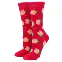 1 Pair Kawaii Women Socks Happy Funny Socks Fruit Harajuku Candy Colors Mid Socks Casual Crew Socks Women Size 35-42 Short Socks