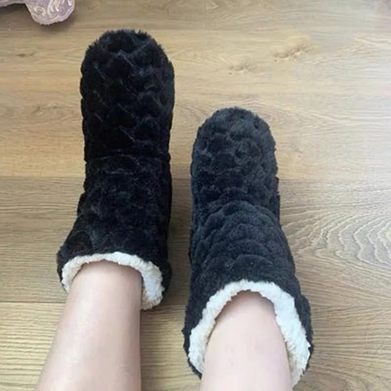 Thick Thermal Socks Men Women Winter Warm Home Soft Thickened Plus Velvet Sleeping Anti Slip Floor Slipper Sock For Christmas